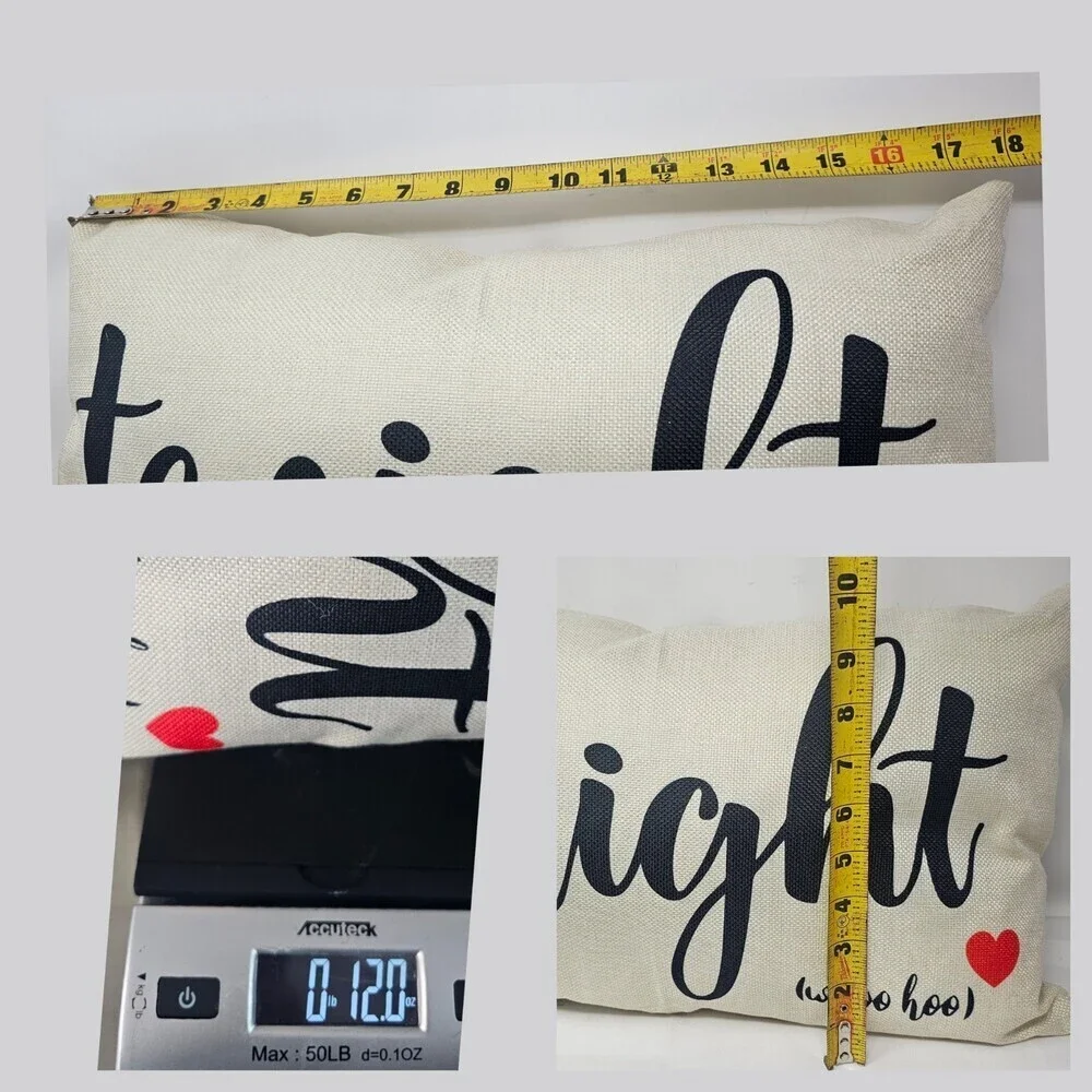 Tonight or Not Tonight Sorry Funny Couples Throw Pillow 18